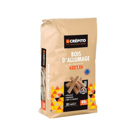 BOIS D'ALLUMAGE - 40 L