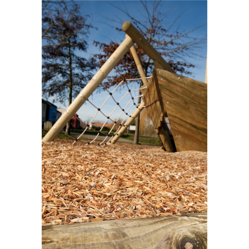 Aire de jeux avec paillage