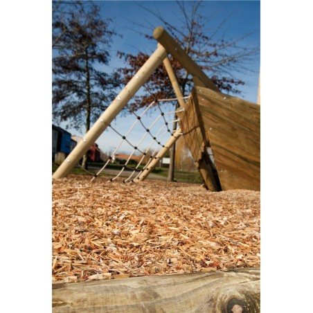 Aire de jeux avec paillage