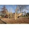 Aire de jeux avec paillage
