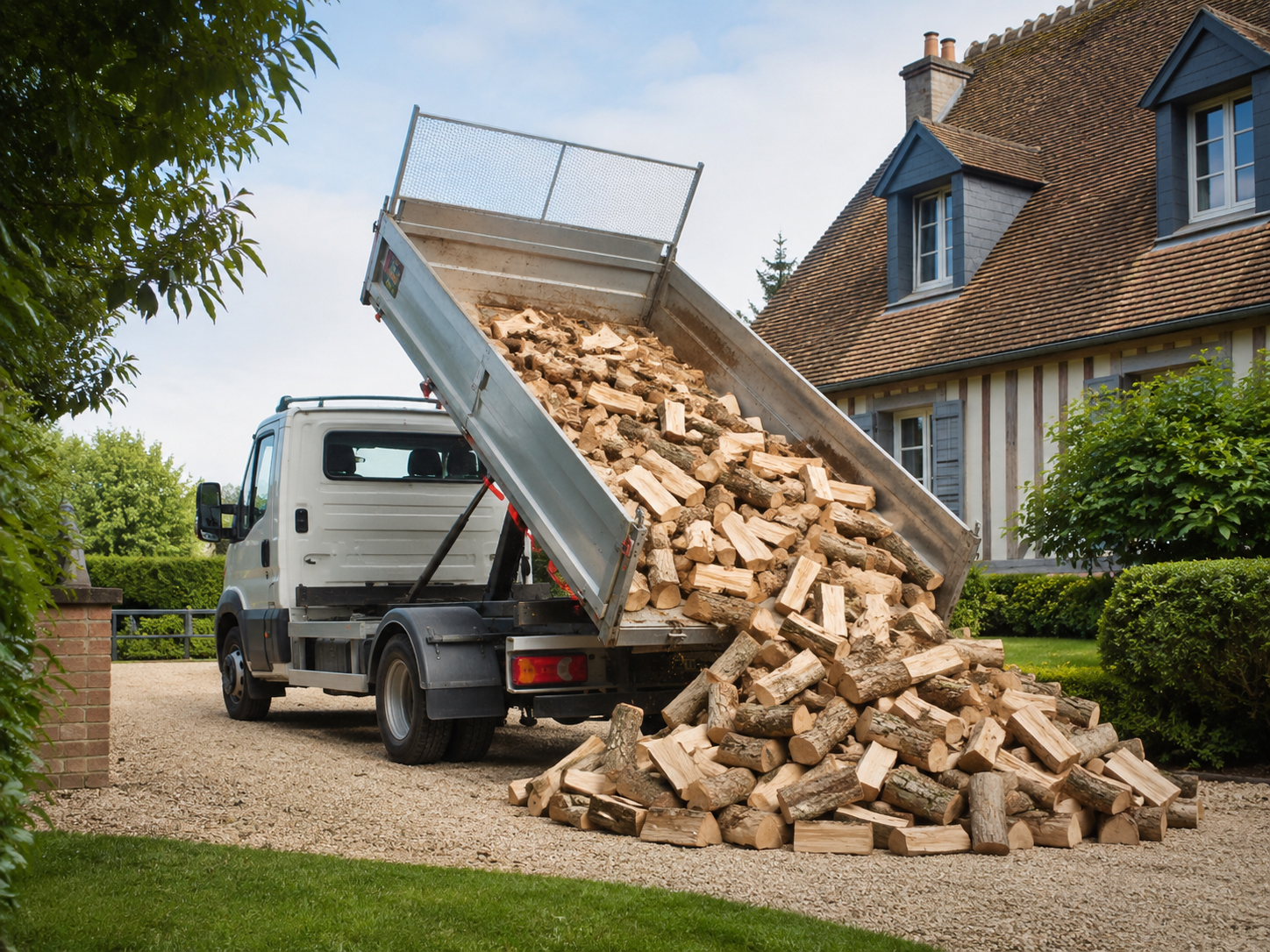 Livraison de bois vrac