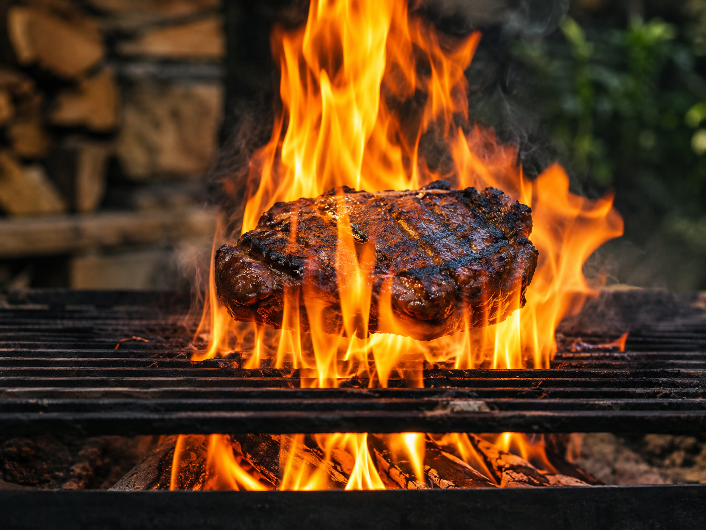 Viande grillée