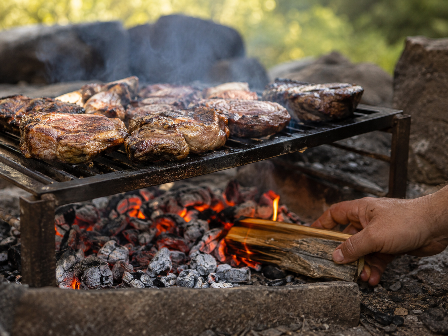 Cuisson barbecue